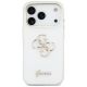 3. Guess IML 4G Script Metal Case for iPhone 17 Pro - White