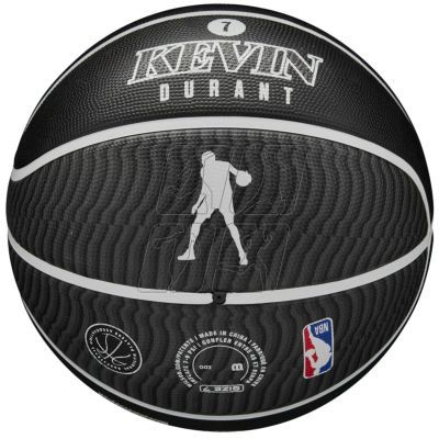 5. Wilson NBA Player Icon Kevin Durant Outdoor Ball WZ4006001XB