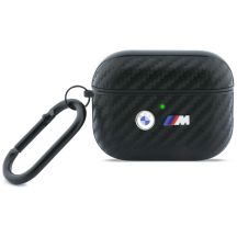 BMW Carbon Metal Logo Case for AirPods Pro 3 - Black