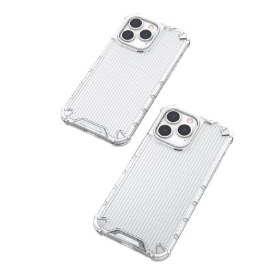 6. Ombre Protect Case for iPhone 14 Pro Max pink and blue armored case