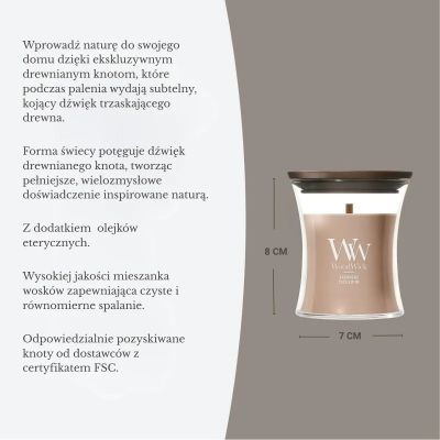 3. CASHMERE WOODWICK Small Candle