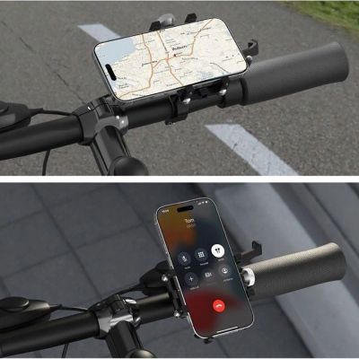 4. Tech-Protect V1 Universal Bike Phone Holder - Black