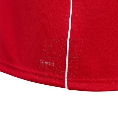 4. Adidas CORE 18 TRAINING TOP red JR CV4141