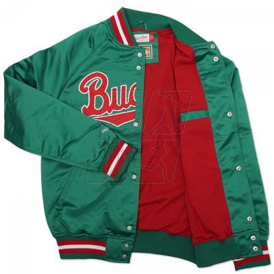 9. Mitchell &amp; Ness NBA Milwaukee Bucks Lightweight Jacket M STJKMG18013-MBUDKGN