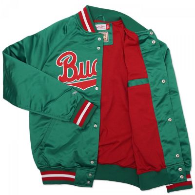 9. Mitchell & Ness NBA Milwaukee Bucks Lightweight Jacket M STJKMG18013-MBUDKGN
