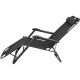 23. BALATON MULTIPLE-POSITION ARMCHAIR WITH CUSHION AND HEADREST, BLACK