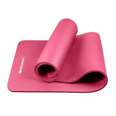 4. Wozinsky exercise mat 181 x 63 x 0.9 cm thick gymnastic yoga mat pink
