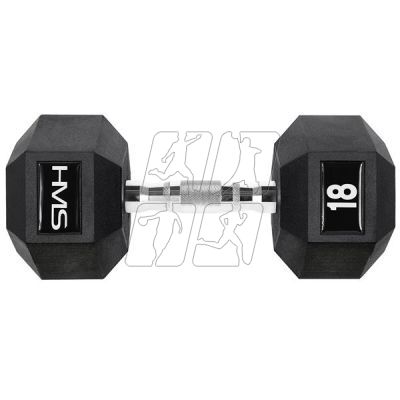 8. HMS HEX PRO 18 kg dumbbell