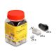 2. DeLOCK RJ45 modular plug with strain relief, Cat.6A, Cat.7 and anti-kink caps, set of 25