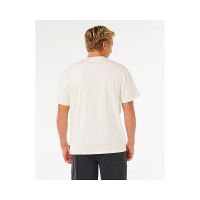 3. Men's RIP CURL Search Embroidery Tee White