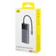 5. USB HUB 6in1 Baseus Metal Gleam Series II USB-A/USB-C/USB-C PD/HDMI/RJ45 - black