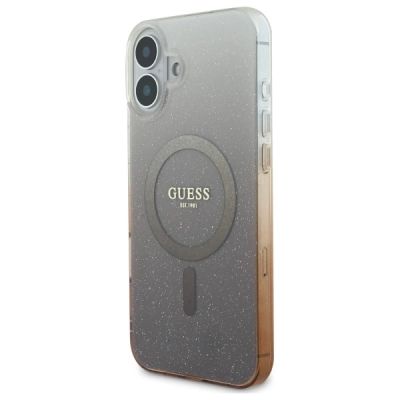 2. Guess IML Glitter Gradient MagSafe iPhone 16 Case - Brown