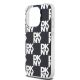 9. DKNY IML Checkered Mono Pattern case for iPhone 15 Pro Max - black