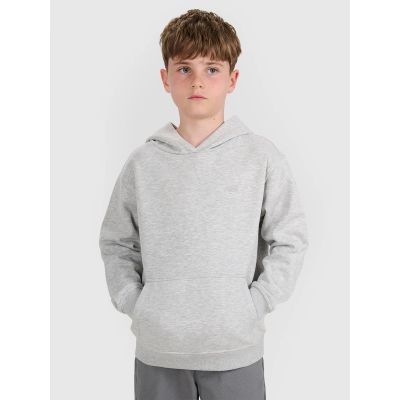 Boy's sweatshirt with hood, open, 4F 4FJWMM00TSWSM1860-25M