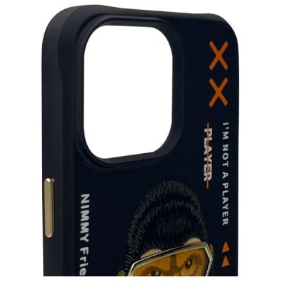 3. Nimmy Cool&Cute 2.0 Monkey Case for iPhone 15 Pro Max - Black