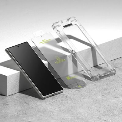 7. Ringke Cover Display Easy Slide Tempered Glass 2-pack for Samsung Galaxy Z Fold 7 - Transparent