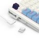 6. REDRAGON K728WBB-RGB-PRO Antonium Pro Keyboard USB + RF Wireless + Bluetooth White, Blue