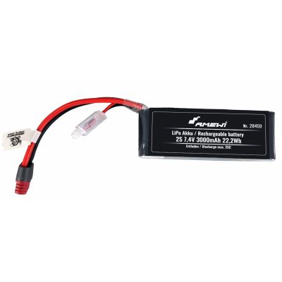 2. Amewi LiPo Battery 2S 7.4V 3000mAh 25C T Plug