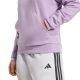 6. Women's adidas Essentials Linear French Terry Hoodie Purple JY0036