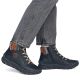 12. Rieker 55040-00 comfortable black women's ankle boots