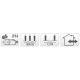 4. CHRISTMAS LIGHTS STRING LIGHTS 240 LED COOL WHITE