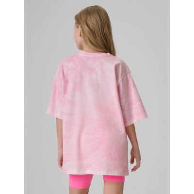 2. Girls' cotton T-shirt 4F 4FJRSS26TTSHF3911-56A