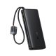 Baseus EnerFill FC41 25000mAh 145W Power Bank with Digital Display and Built-in Dual USB-C Cable - Black