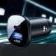 11. Acefast car charger 38W USB Type C / USB, PPS, Power Delivery, Quick Charge 3.0, AFC, FCP black (B1 black)