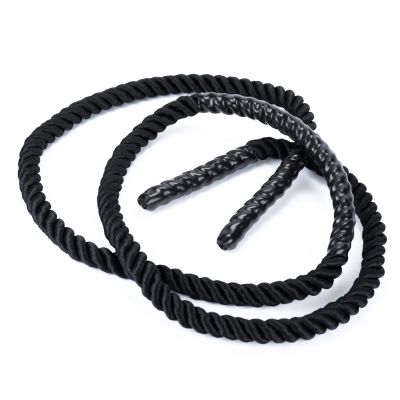 3. Heavy training jump rope made of 25 mm rope, length 270 cm