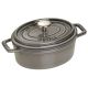 Staub Oval Cast Iron Pot – 1 L, Graphite