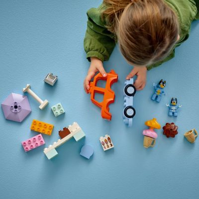 6. LEGO DUPLO Bluey 10458 Ice Cream Trip with Blue