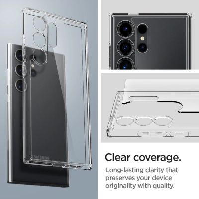 10. Spigen Ultra Hybrid Case for Samsung Galaxy S24 Ultra - Transparent