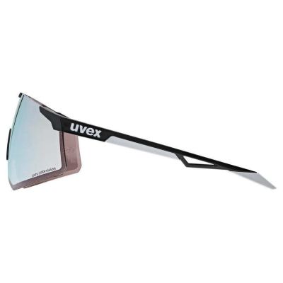 5. Uvex Pace Perform CV Multisports Glasses Unisex Half-Rim Black