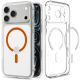 2. Spigen Ultra Hybrid MagSafe Case for iPhone 18 Pro / 17 Pro - Transparent Orange