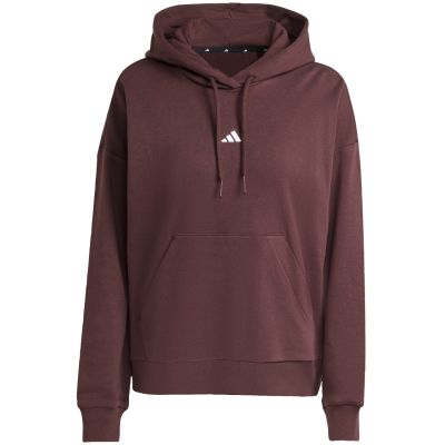 8. adidas Essentials Small Logo Feel Cozy Women's Sweatshirt Brown JV7314