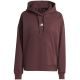 8. adidas Essentials Small Logo Feel Cozy Women's Sweatshirt Brown JV7314