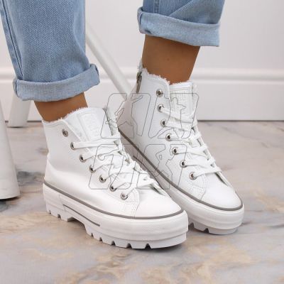 Sneakers insulated on the platform Big Star W INT1903A white