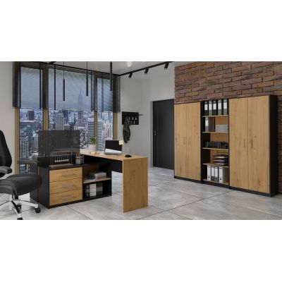 2. CLOSED SHELVING OLIV 2D ANTHRACITE/ARTISAN SET