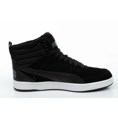 4. Puma men's Rebound Street black insulated ankle boots