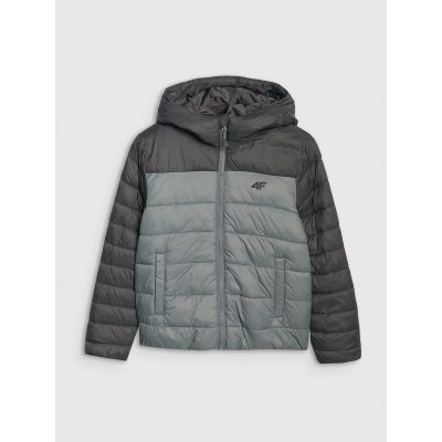 5. Boy's down jacket with synthetic filling 4F 4FJRAW25TDJAM0770-25S