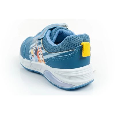 5. Leomil children's sports shoes Bluey sneakers, lightweight, with Velcro, LED, blue