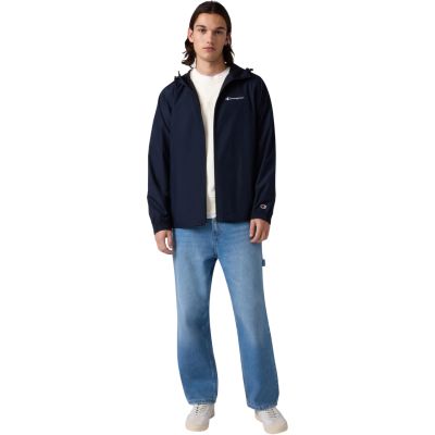5. Champion Windbreaker Men's Jacket Navy Blue 222272 BS501