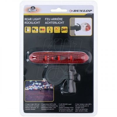 6. Dunlop 5 LED rear bicycle lamp 249353