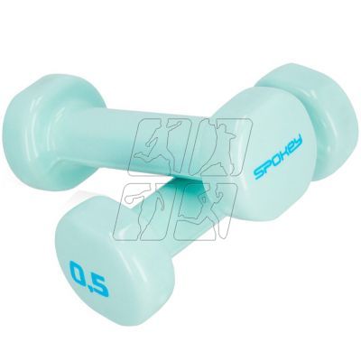 2. Spokey Shape vinyl dumbbells 941963