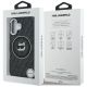 8. Karl Lagerfeld IML Choupette Head Logo MagSafe Case for iPhone 16 - Black