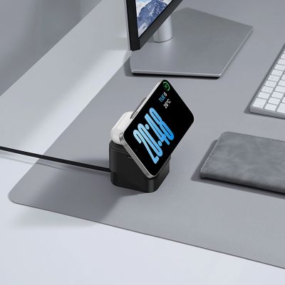 11. Baseus MagPro 3in1 25W MagSafe Compatible Inductive Charger for Phone and Smartwatch - Black