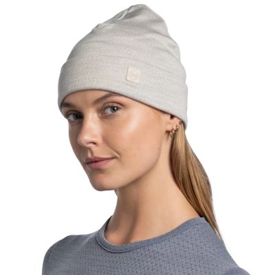 3. Buff Merino Heavyweight Beanie 11117000310 White One Size
