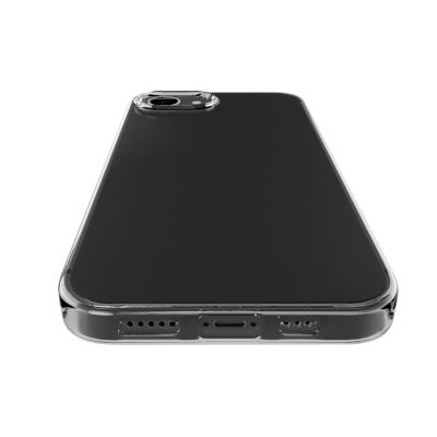 6. Puro 0.3 Nude Silicone Case for iPhone 16e/17e - Transparent
