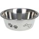 6. DOG BOWL STAINLESS STEEL 24CM