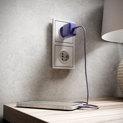7. Puro Pro Lite 30W USB-C Wall Charger - Purple